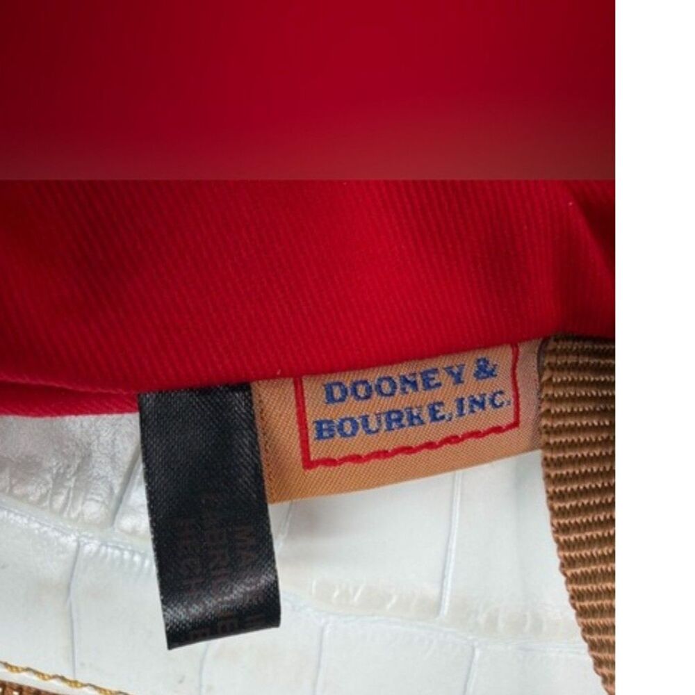 Dooney & Bourke Croco Embossed Small Kiley Hobo Bag READ CONDITION - Picture 8 of 12